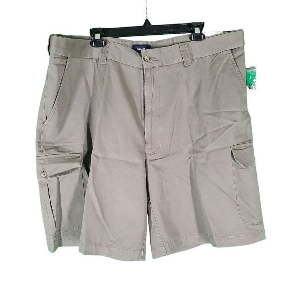 Harbor Bay Men's Cargo Shorts sz 44 Khaki NEW